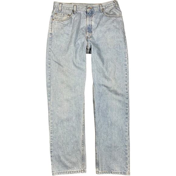 Levi’s 505 Made In USA 90’s Light Wash Straight Leg Jeans - Picture 2 of 13